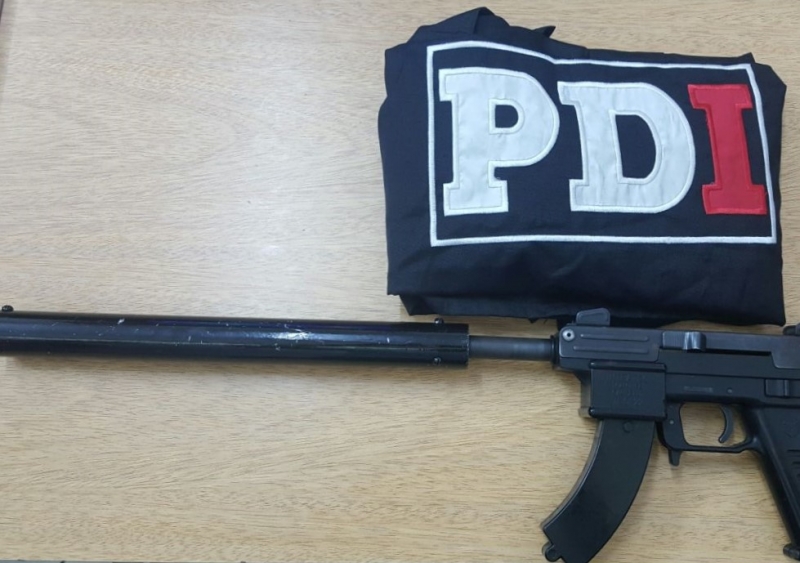 PDI recuperó armas de fuego y detuvo a cuatro personas
