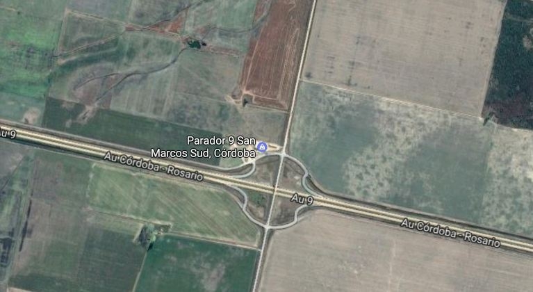 Accidente en la autopista Rosario-Córdoba