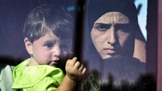 Unos 41 refugiados sirios llegaron al aeropuerto de Fiumicino