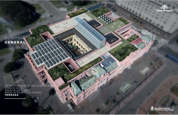 Macri gastará $285 millones en reformas en la Casa Rosada