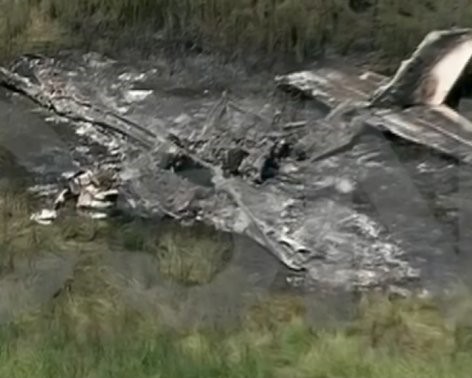 Cinco muertos tras caer una avioneta en Marcos Paz