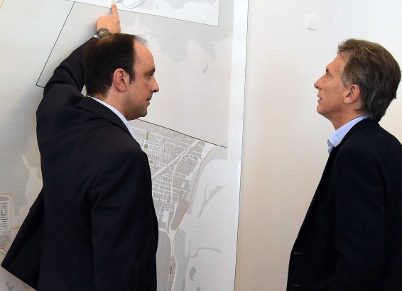Corral recorrió las obras en el Norte de la Ciudad