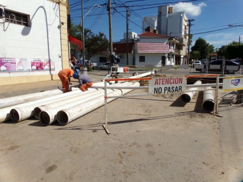 Trabajos de ASSA en Mariano Comas y Urquiza