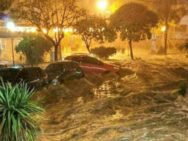 Fuerte tormenta en Villa Carlos Paz