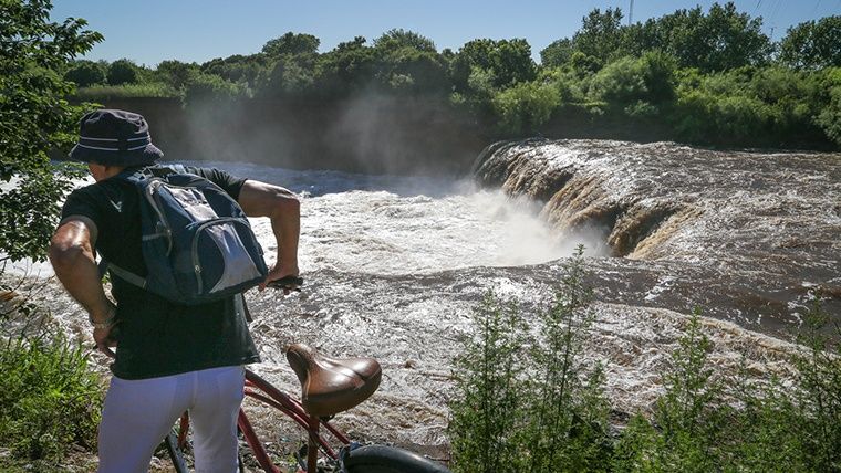 Cambiarán la caída de la cascada del Saladillo para frenar erosión