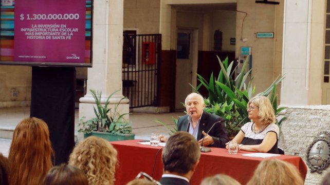 Se presentó el Plan de Infraestructura Escolar con una inversión histórica de $1300 millones