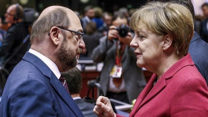 Una encuesta muestra a los socialdemócratas alemanes por arriba de Merkel
