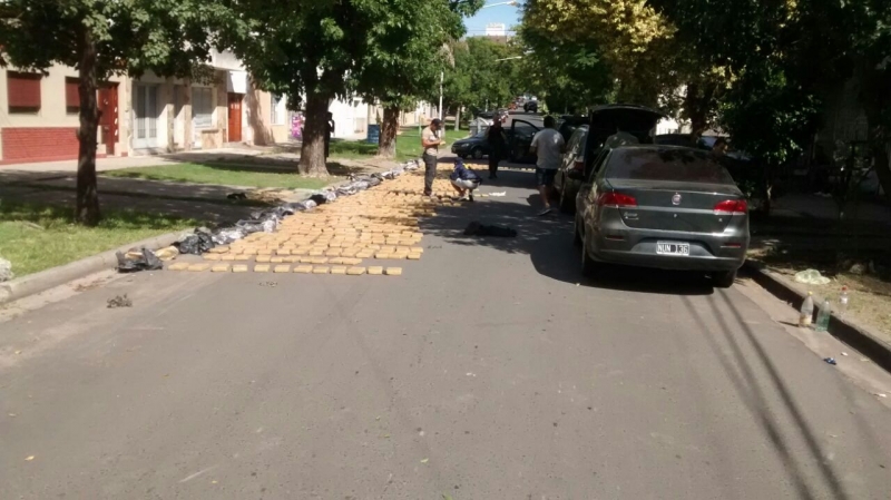 Secuestro de gran cargamento de marihuana