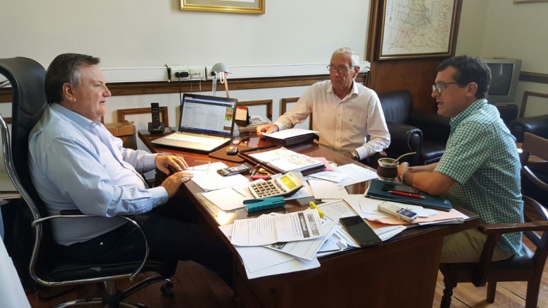 Michlig y Boscarol repasaron temas de importancia para Suardi