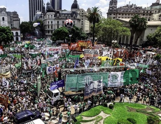 Marcha contra Macri