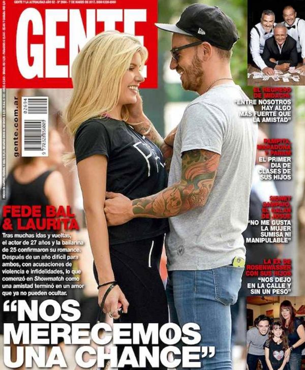 LAURITA FERNÁNDEZ CONFIRMÓ SU RELACIÓN CON FEDE BAL
