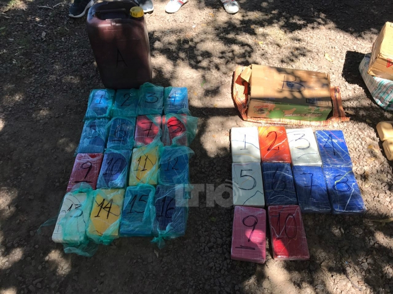 Gendarmería incautó 80 kg de cocaína en la ruta Nº 34