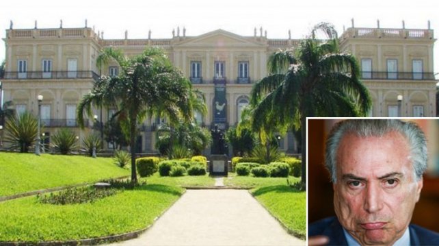 Michel Temer se mudará del palacio presidencial por miedo a los
