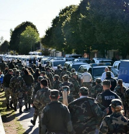 Rastrillaje en Olavarría para hallar a los desaparecidos