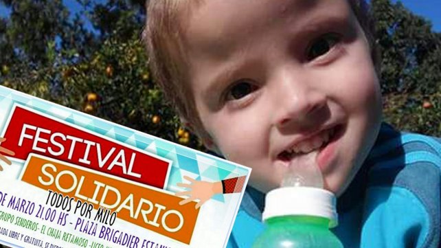 Festival solidario por un nene que será tratado en Cuba