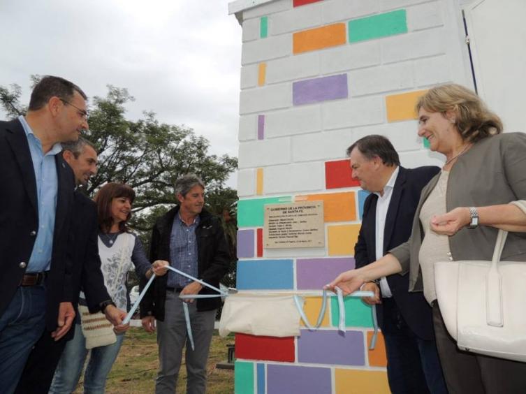 Garibay inauguró las Plantas de Agua Potable de Bº Palermo