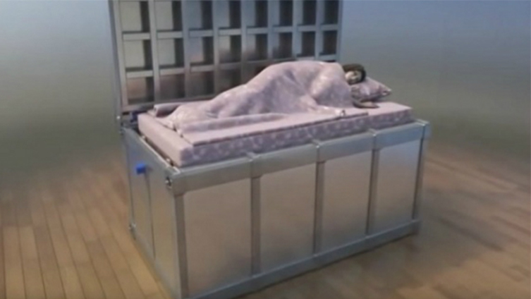 Crean una cama para proteger de sismos en China