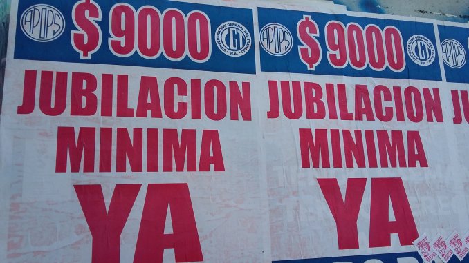 Reclaman que la jubilación mínima llegue a los 