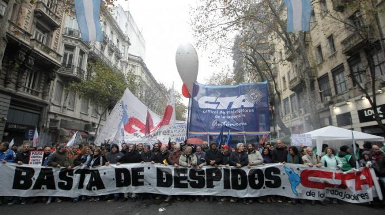 Marcha de la CTA a Plaza de Mayo