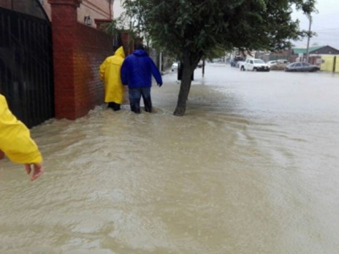Tras el temporal, alerta meteorológico en Chubut