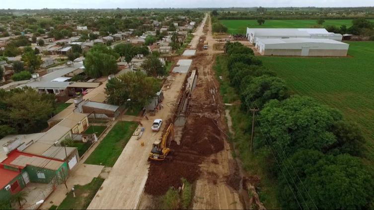 Las obras en Av. Peñaloza tiene un avance del 66%