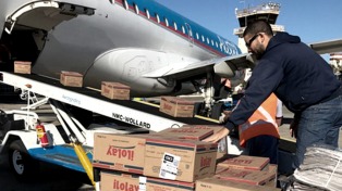 El Gobierno envió 5000 kilos de alimentos a Comodoro Rivadavia