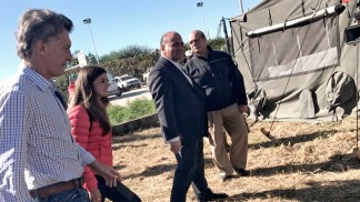 Macri visitó las zonas afectadas por las inundaciones en Tucumán