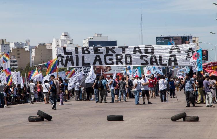 La Justicia le negó la libertad a Milagro Sala, en medio de piquetes