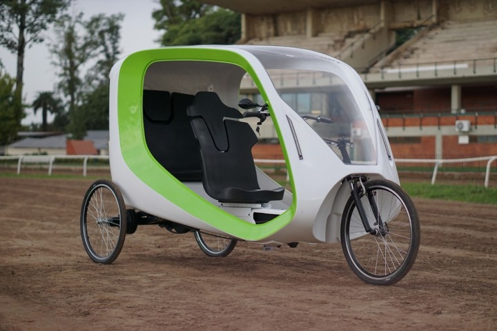 Una empresa rosarina diseñó un triciclo ecoeléctrico