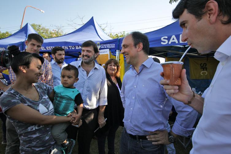 “El Estado está presente en los barrios de la Ciudad”. 