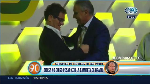 BIELSA Y SU NEGATIVA A POSAR CON LA CAMISETA DE LA SELECCIÓN DE BRASIL (video)