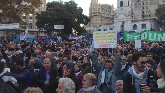 Organismos de Derechos Humanos se movilizan a Plaza de Mayo 