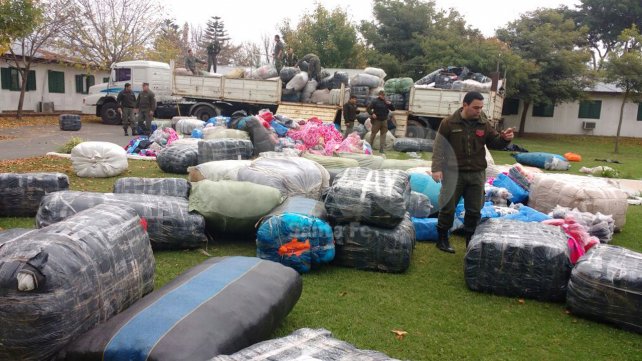 Secuestraron 15 millones de pesos de mercadería extranjera 