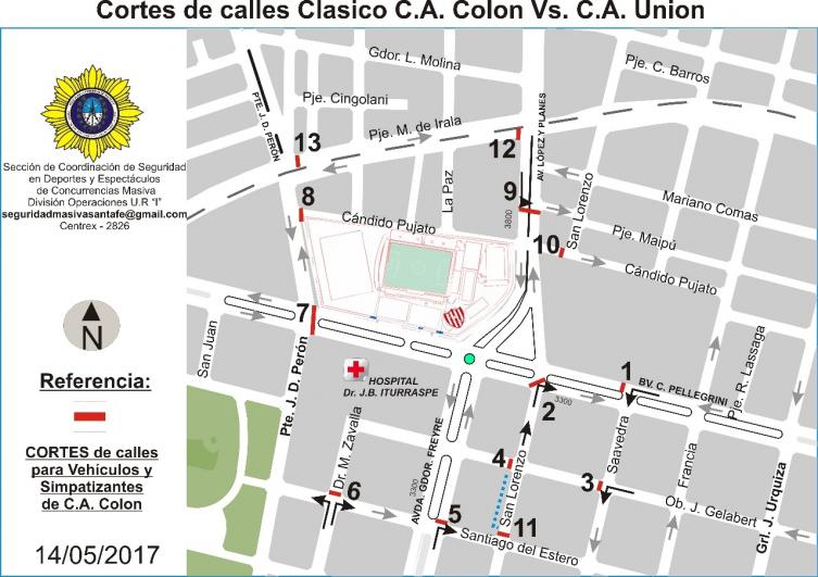 Clásico: Recomendaciones de la Policía para este domingo
