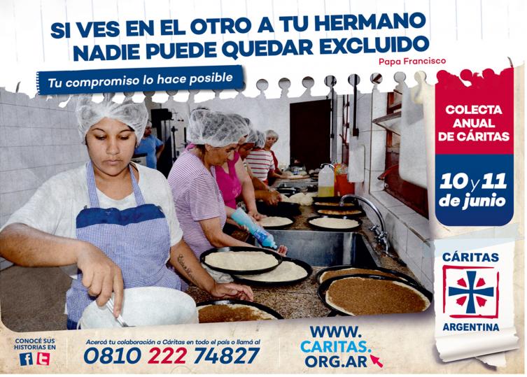 Cáritas lanzó la Colecta Anual 2017