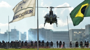 Brasilia amaneció con un fuerte operativo de seguridad 