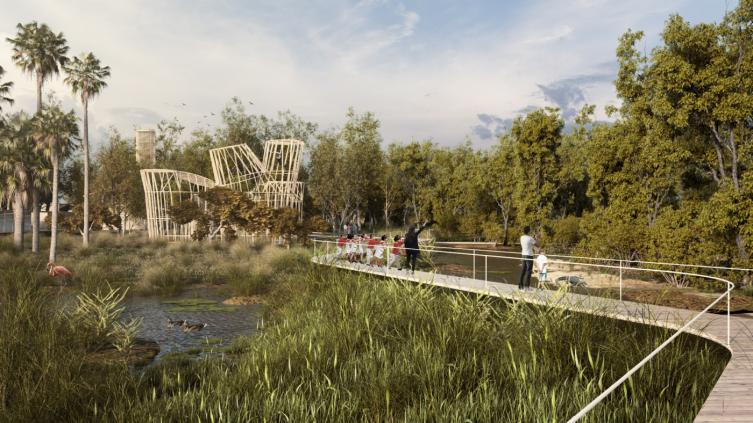 Idea ganadora para el corazón verde de la ciudad