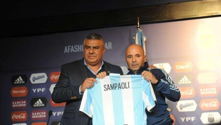 SAMPAOLI FUE PRESENTADO COMO NUEVO DT. DE LA SELECCIÓN DE FÚTBOL (audios)