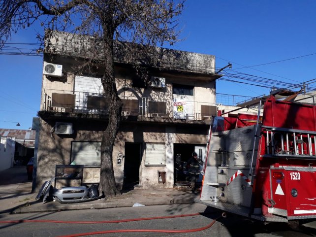 Bebé de tres meses resultó afectado en un incendio