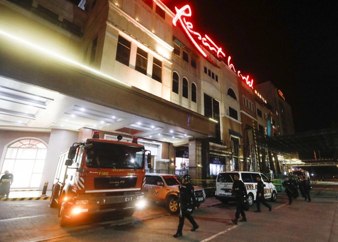 Filipinas: Asaltan un casino y mueren 34 personas al escapar