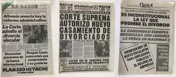 Ley de Divorcio: a 30 años de la historia de amor que cambió el Código Civil