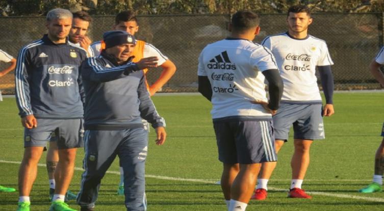 PRIMERA PRÁCTICA OFICIAL DE SAMPAOLI COMO DT. DE LA SELECCIÓN