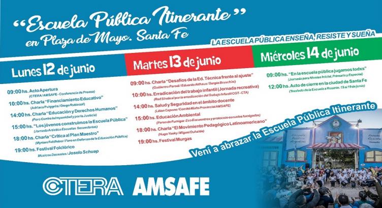 Desde este lunes la escuela pública itinerante en Santa Fe