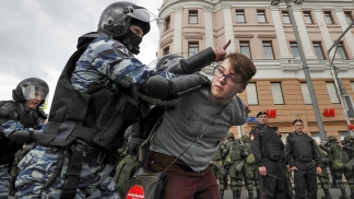 La UE repudió las detenciones de opositores a Putin