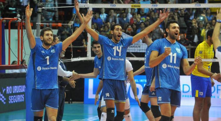 VOLEY:  SORPRESA EN EL ORFEO, ARGENTINA LE GANÓ A BRASIL 3 A 1 (video)