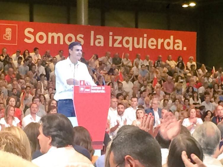 La nueva dirección del PSOE, encabezada por Sánchez, consigue 70,5 % de apoyos