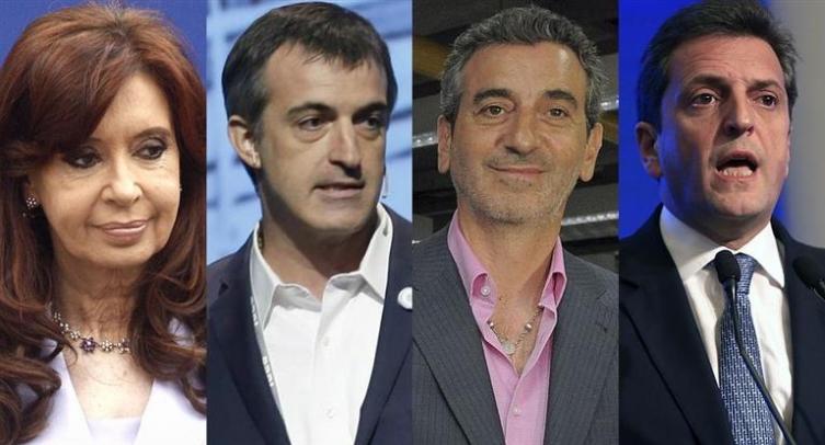 Cristina, Esteban Bullrich, Massa y Randazzo competirán en Provincia de Buenos Aires
