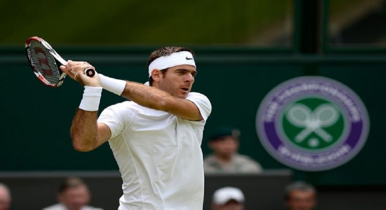 DEL POTRO YA SE ENTRENA EN WIMBLEDON