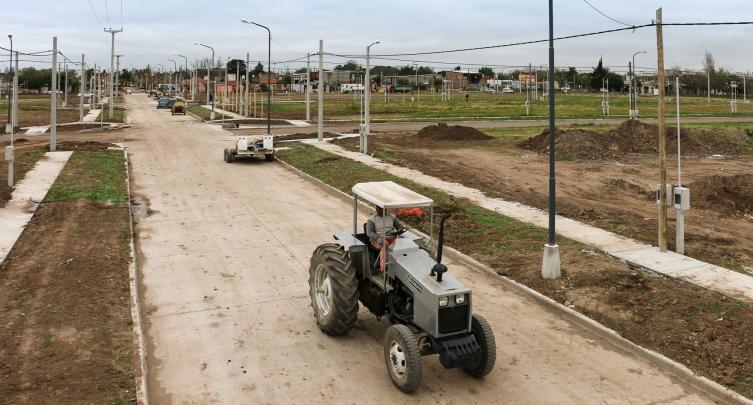 Avanza la urbanización del loteo Esmeralda Este II