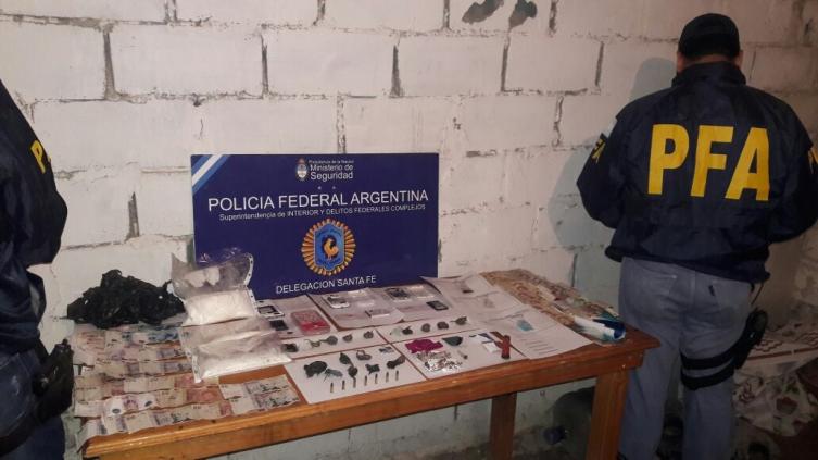 Secuestro de droga en Santo Tomé